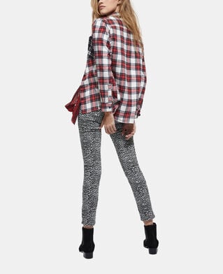The Kooples F RED overshirt with check motif