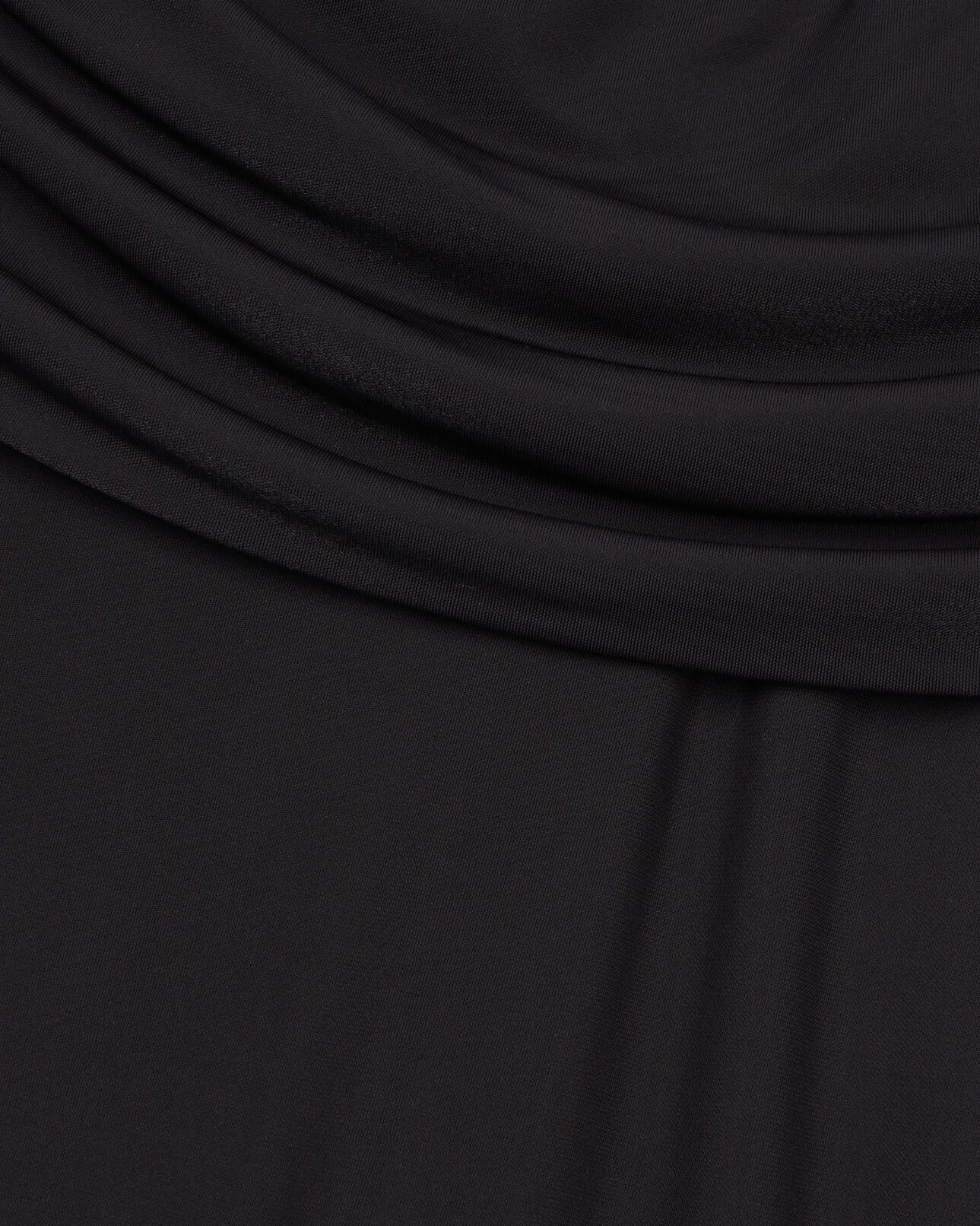The Kooples FEMME BLACK robe longue en jersey noire