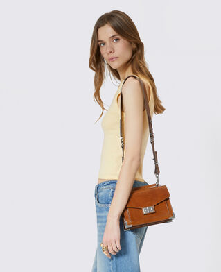 The Kooples DAMEN LIGHT YELLOW tanktop aus baumwolle mit gelbem wappen