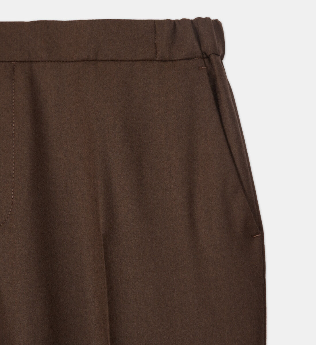 Brown shop wool pants