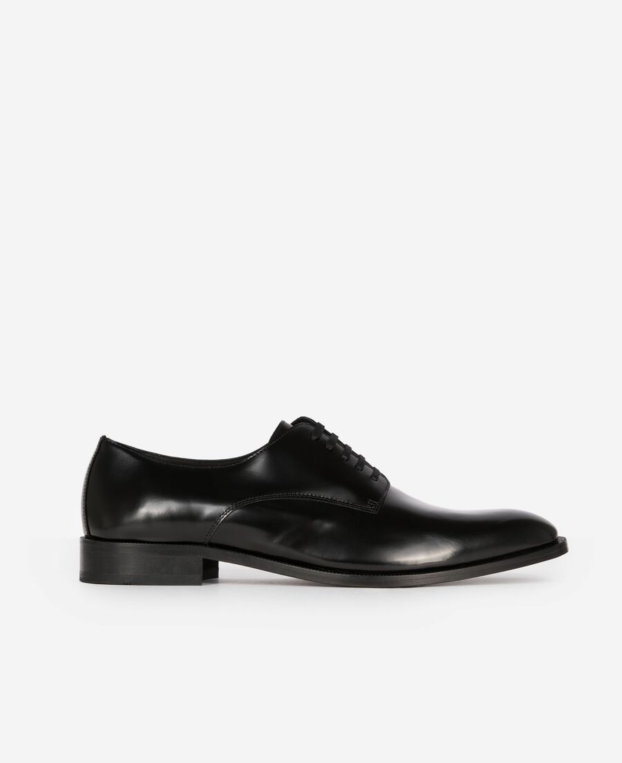The Kooples MEN BLACK black leather derbies