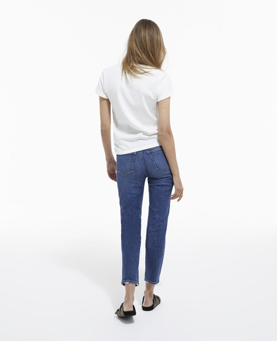 The Kooples WOMEN BLUE DENIM blue slim-fit jeans