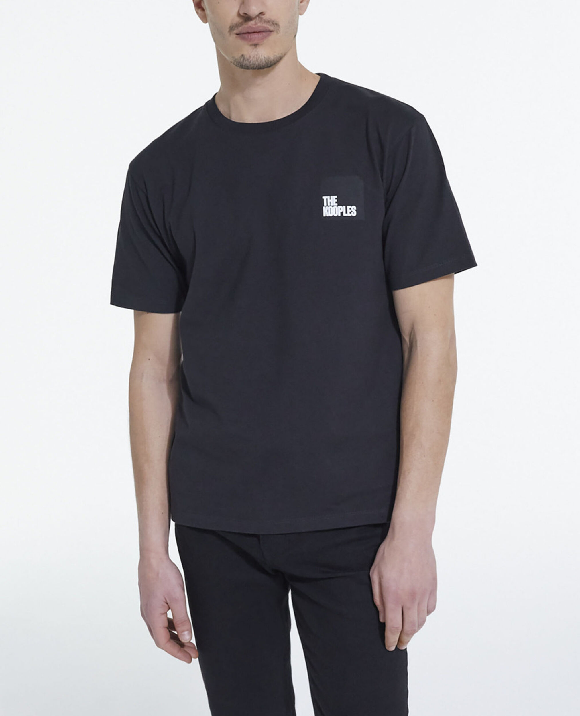 Schwarzes T-Shirt, BLACK, hi-res image number null