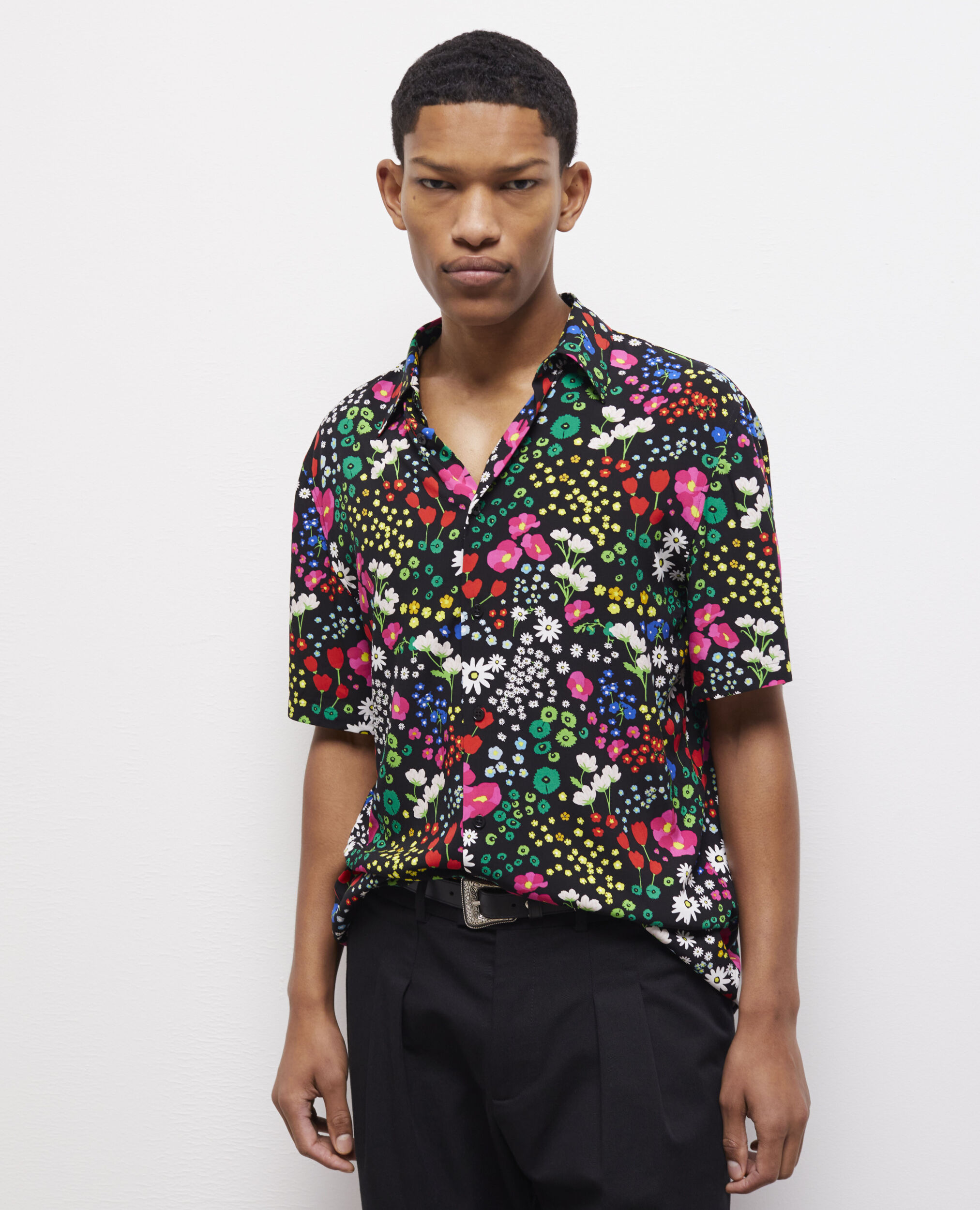 Camisa informal estampada, MULTICOLOR, hi-res image number null