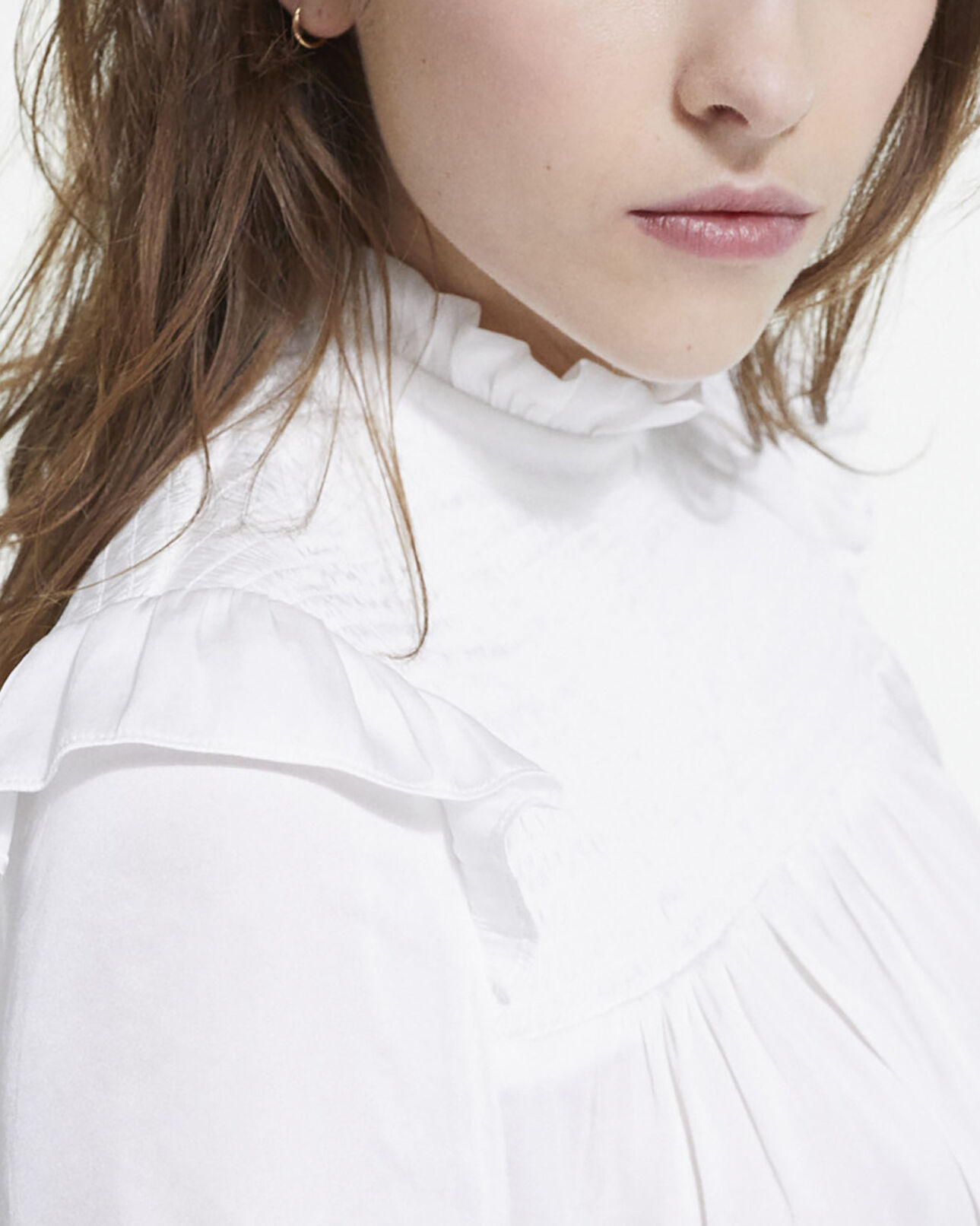 The Kooples DAMEN WHITE weißes top