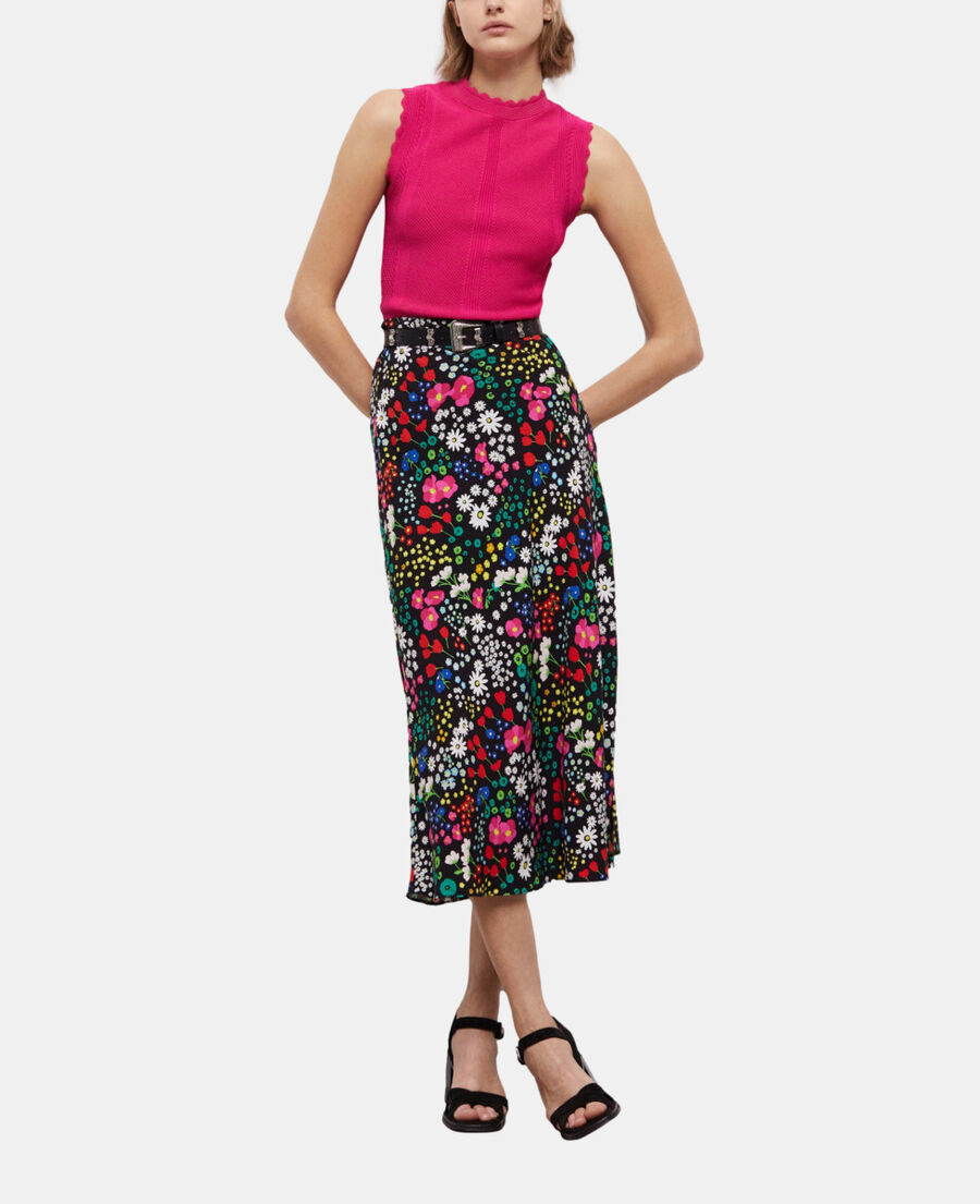 langer rock mit print