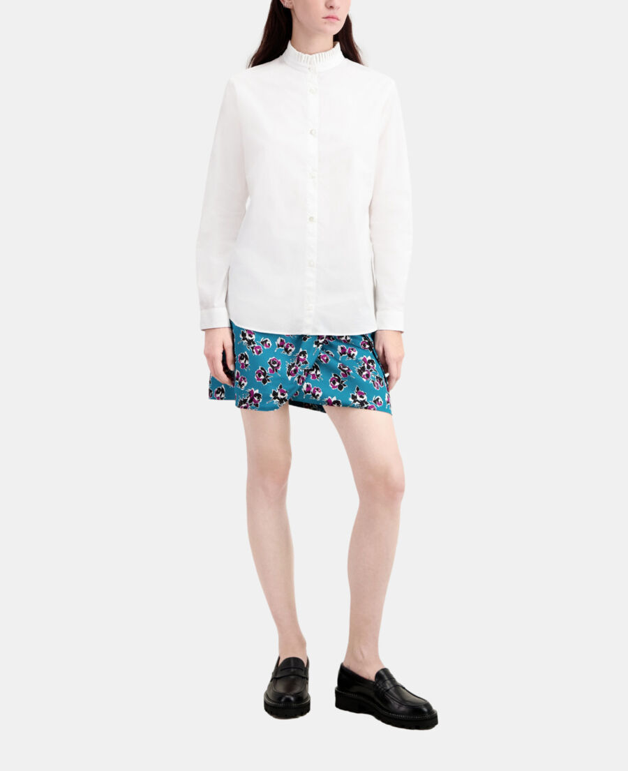 chemise blanche en popeline