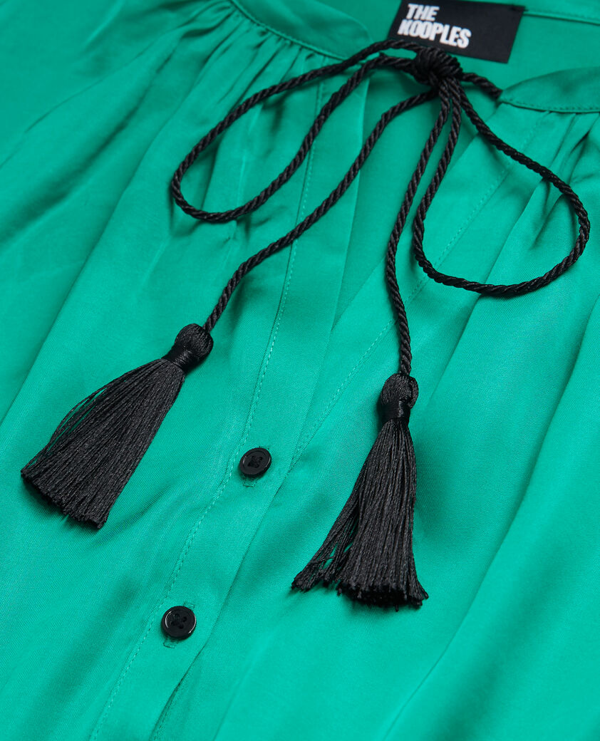 The Kooples WOMEN GREEN long green dress