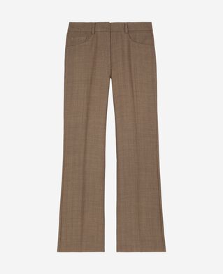 The Kooples FEMME CAMEL pantalon tailleur bootcut camel