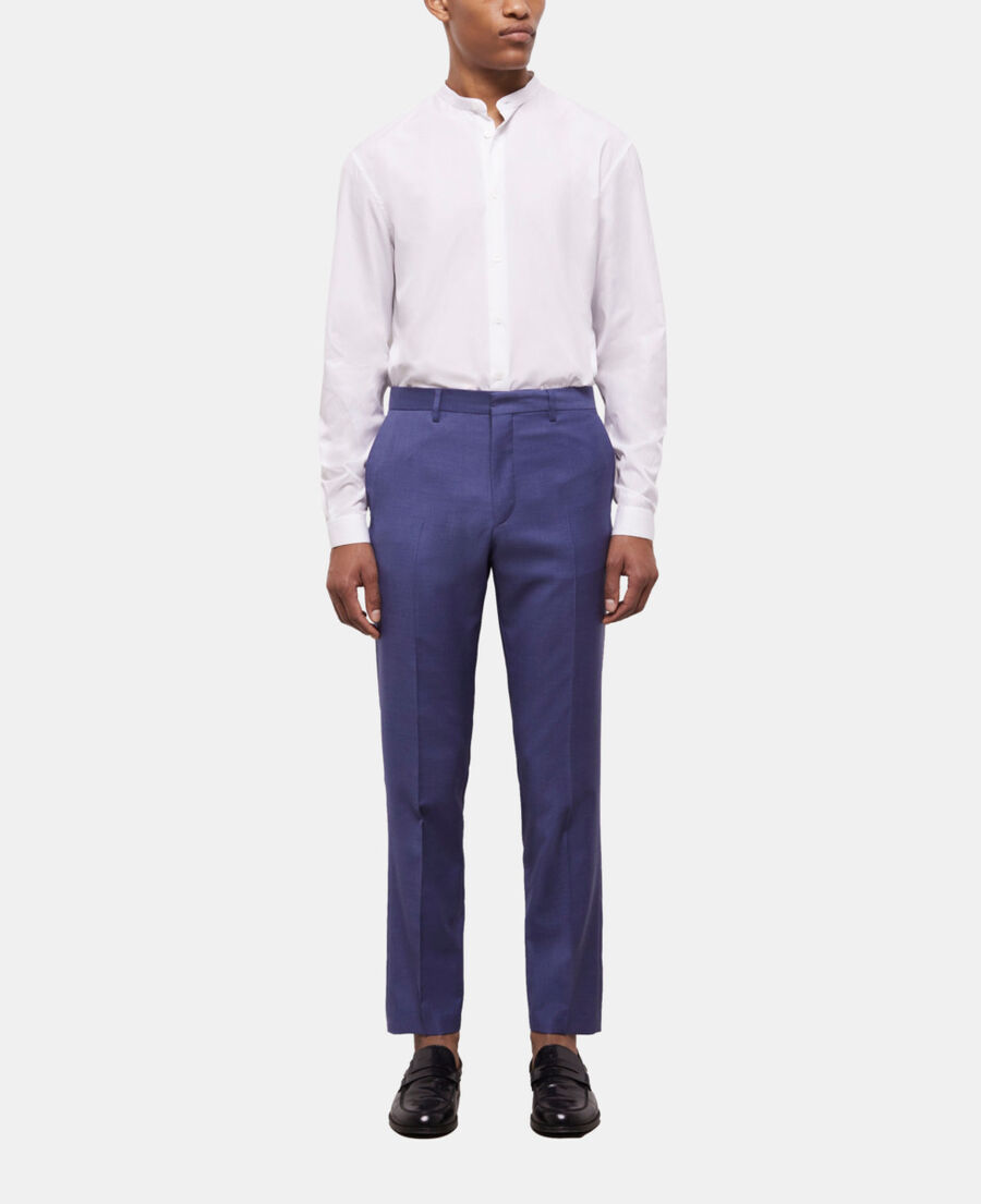 pantalon de costume bleu marine