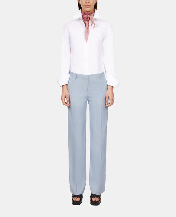 The Kooples WOMEN LAVENDER blue suit trousers