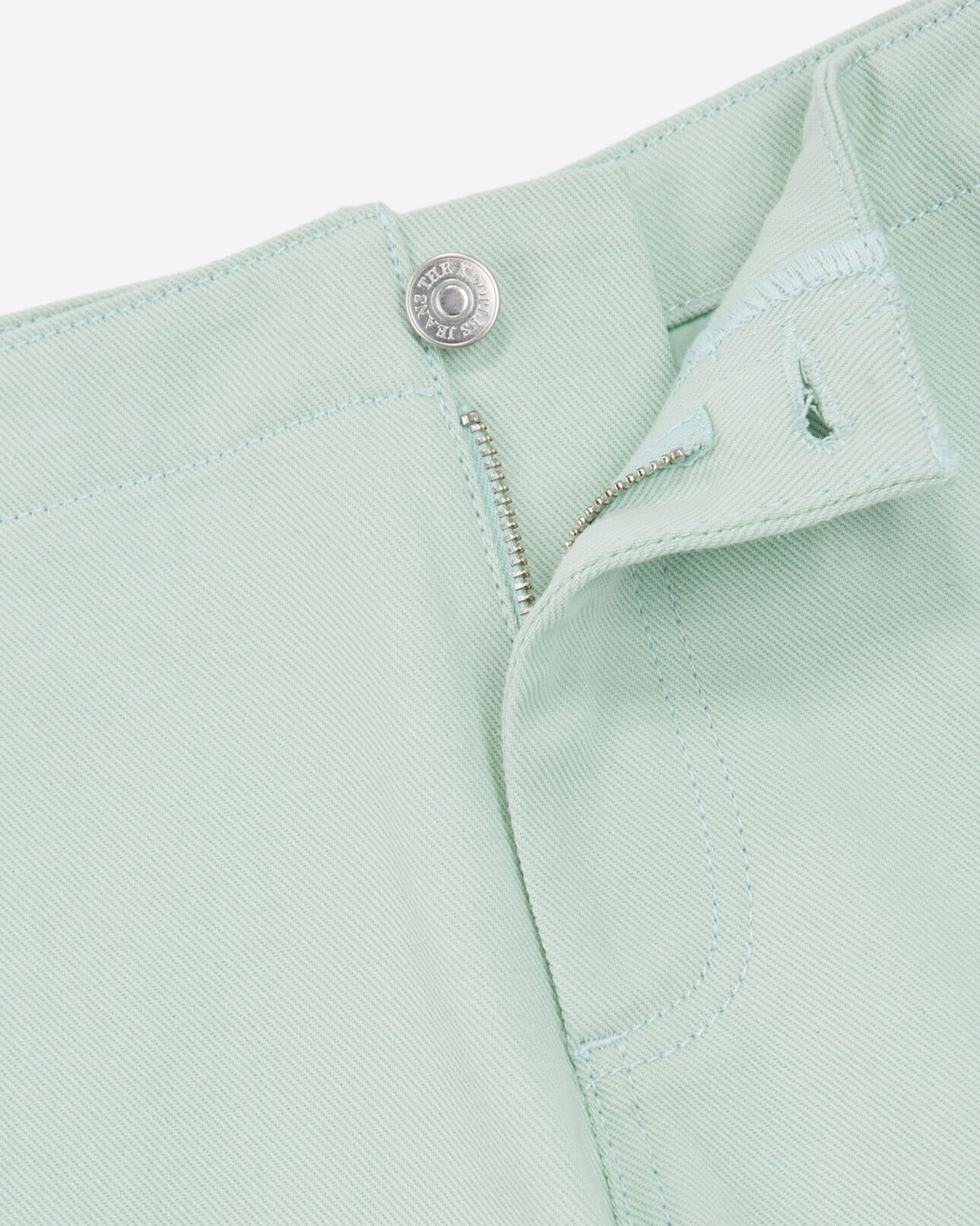 The Kooples HOMME GREEN WATER short vert coton biologique à poches cargo