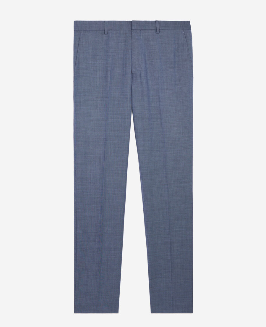 The Kooples H BLUE light blue wool suit trousers