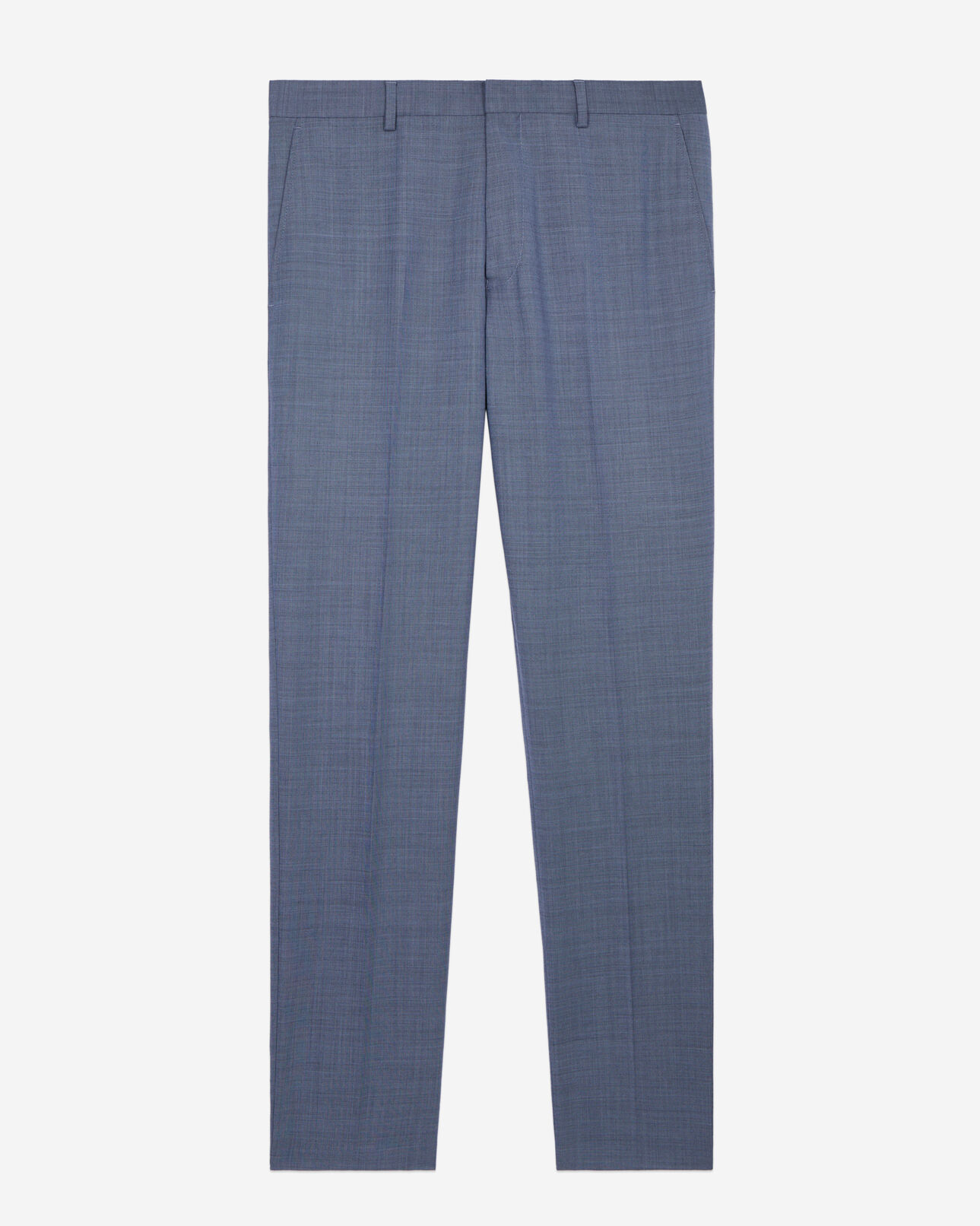 The Kooples MEN BLUE light blue wool suit trousers