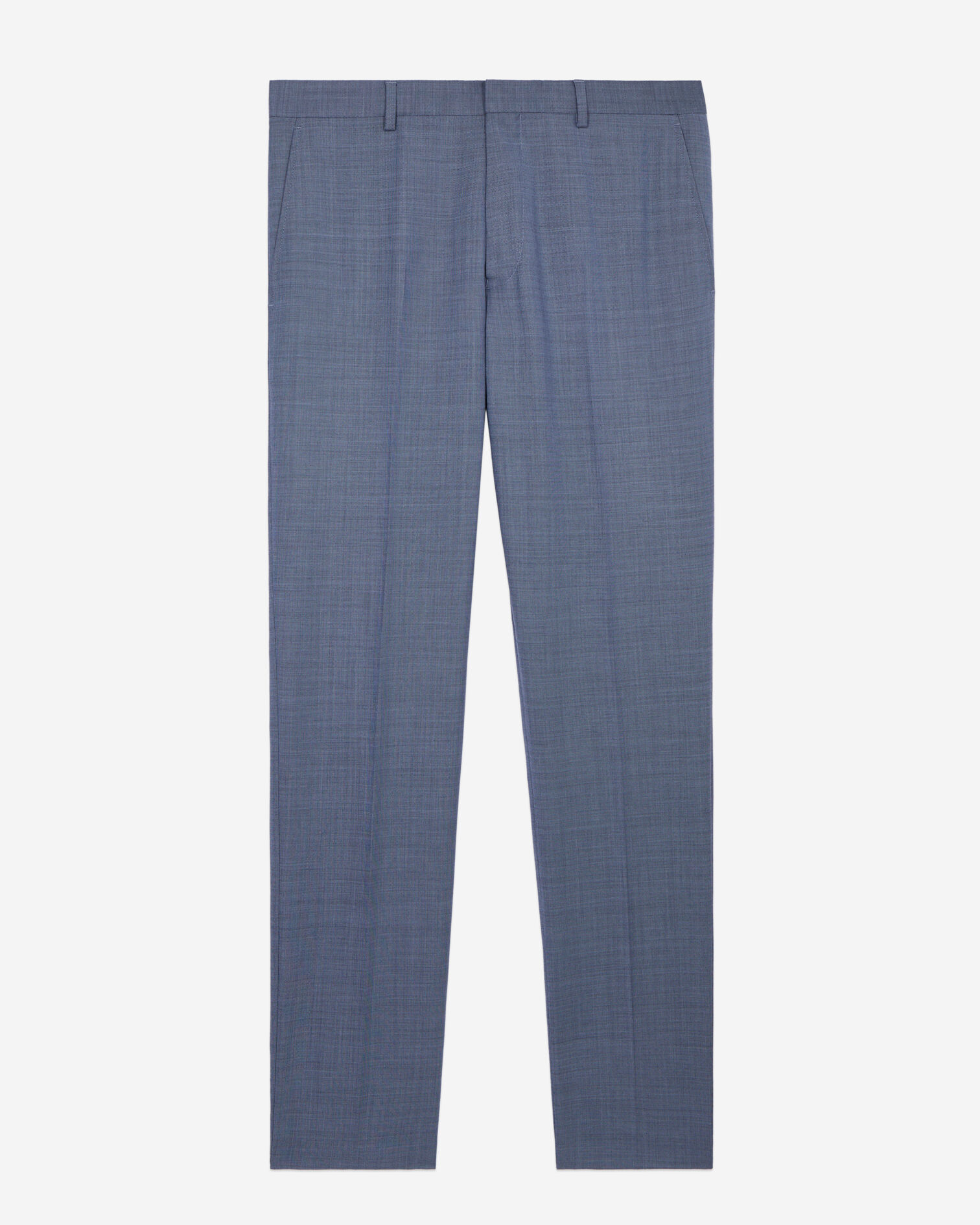 Light blue wool suit trousers, BLUE, hi-res image number null