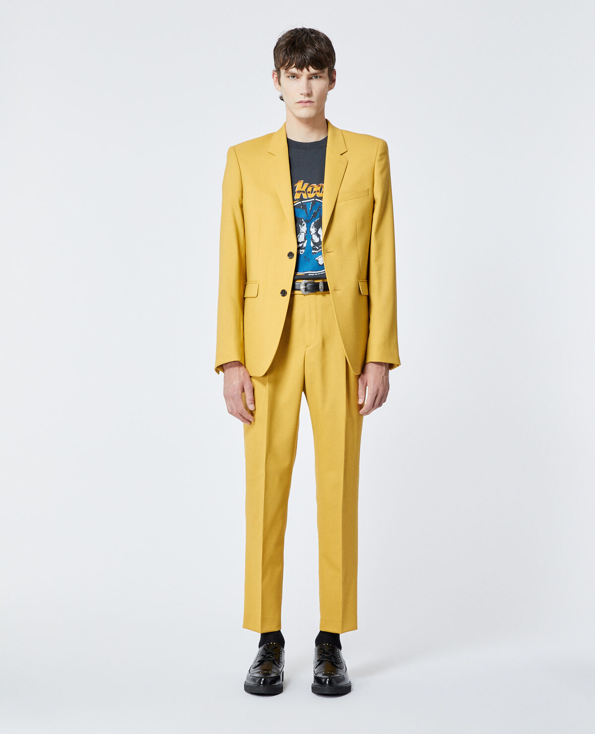 Yellow cheap suit pants