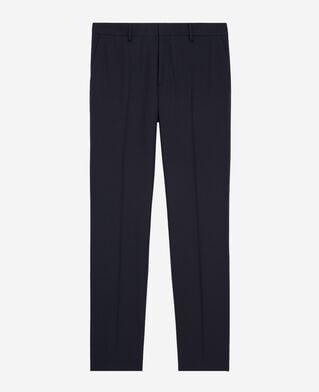 The Kooples MEN DARK NAVY blue slim-fit wool suit pants