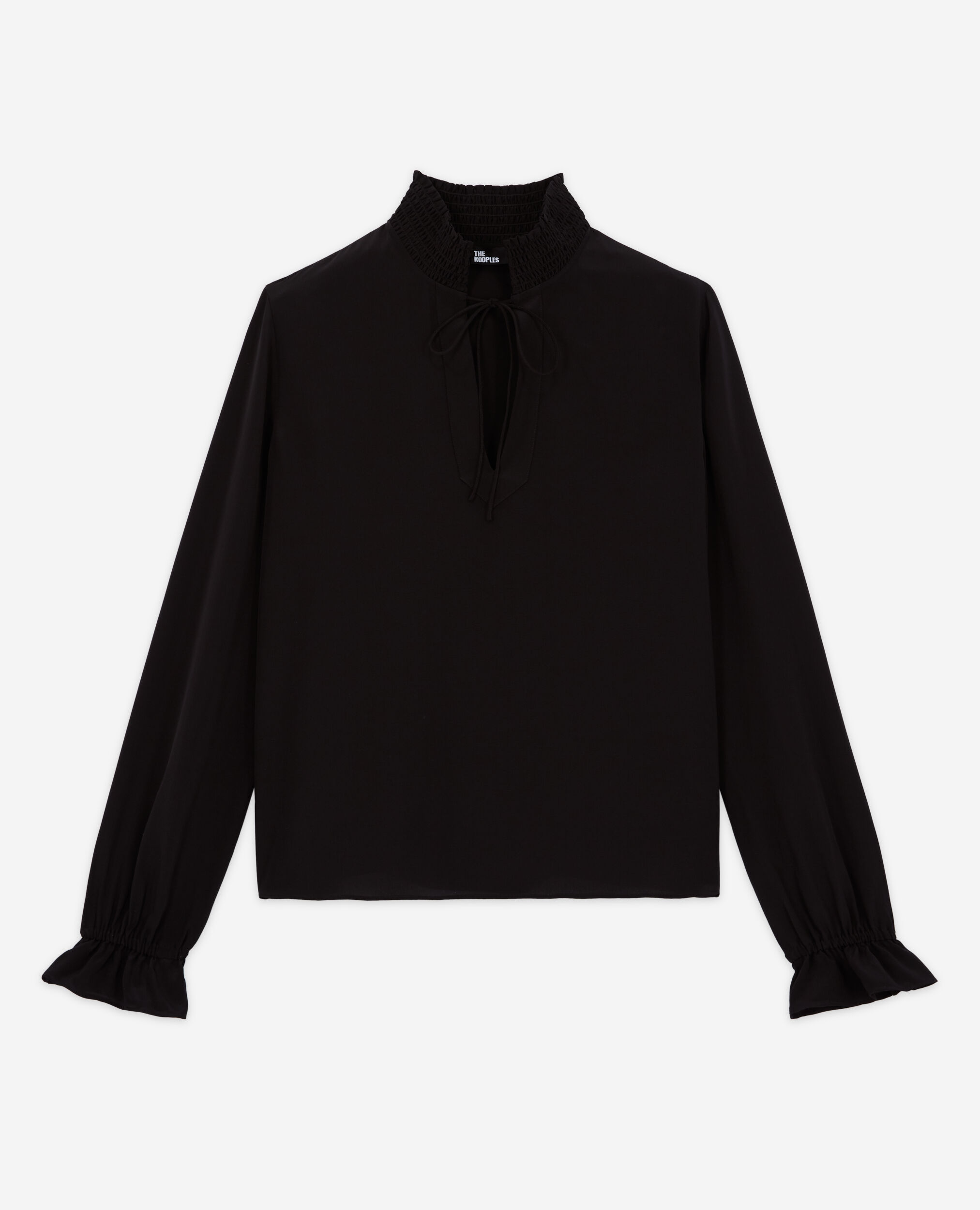 - silk blouse Black US | The Kooples