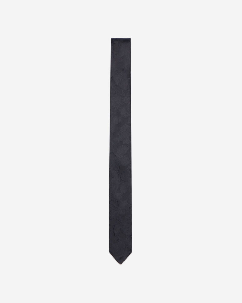 The Kooples MEN BLACK black silk tie