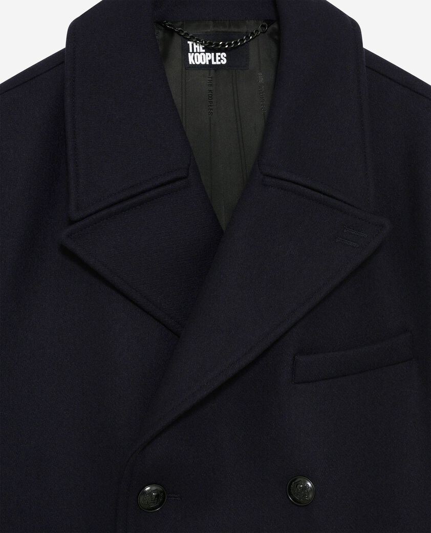 The Kooples MEN NAVY navy pea jacket