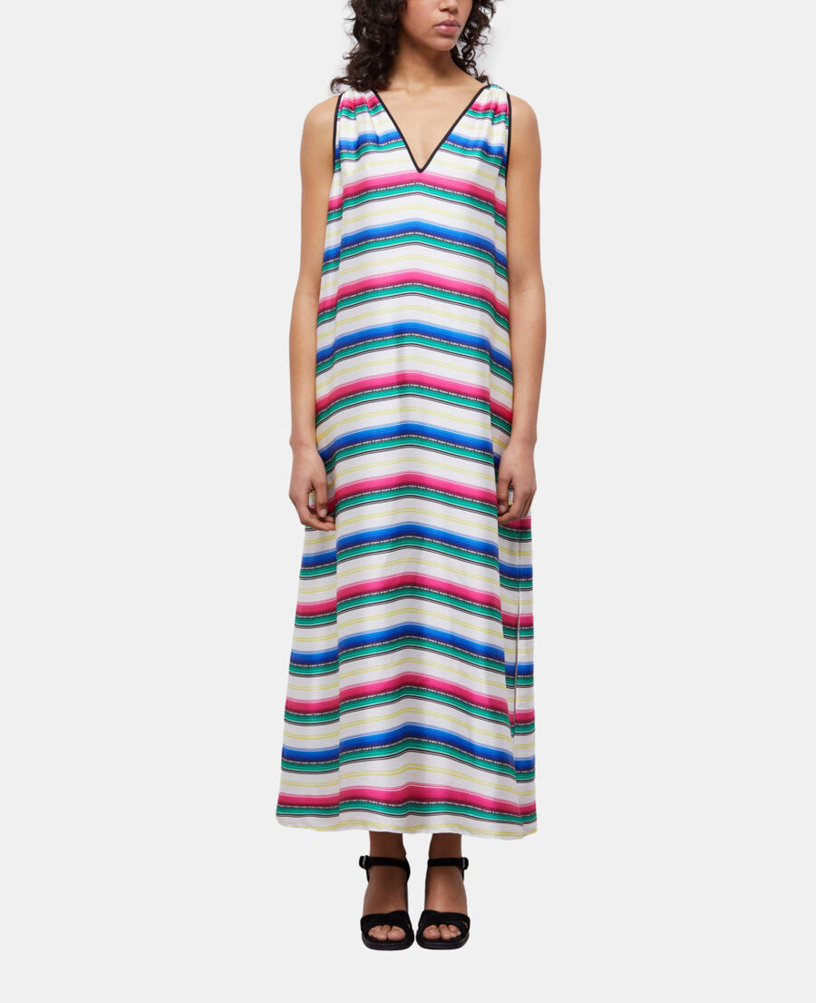 The Kooples F MULTICOLOR printed long dress