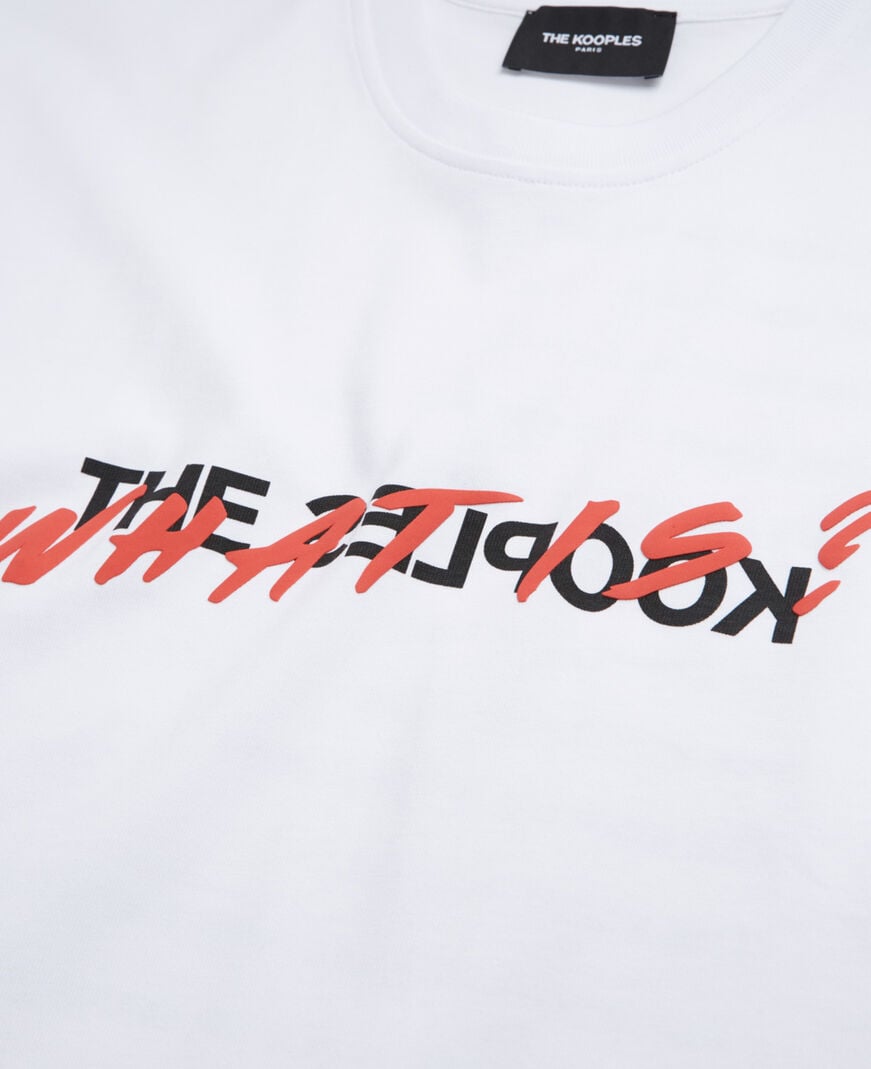 The Kooples H WHITE white what is t-shirt