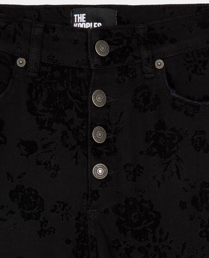 The Kooples MUJER BLACK vaqueros acampanados negros