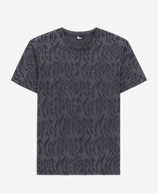 The Kooples HERREN BLACK WASHED t-shirt herren mit print
