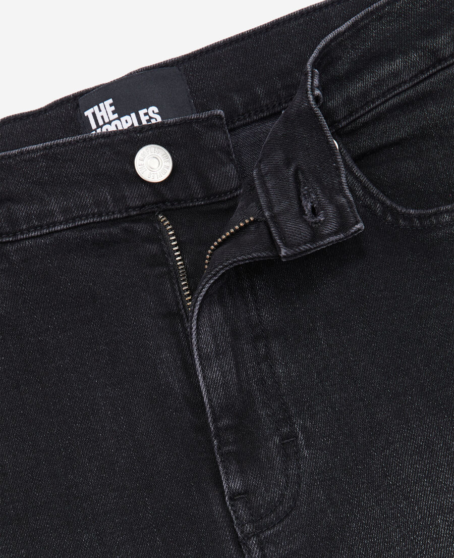 jean biker slim noir