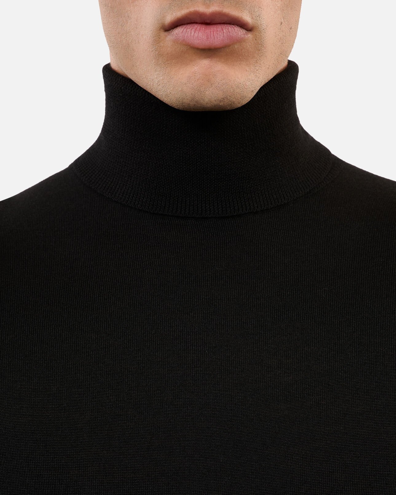 The Kooples HERREN BLACK schwarzer wollpullover