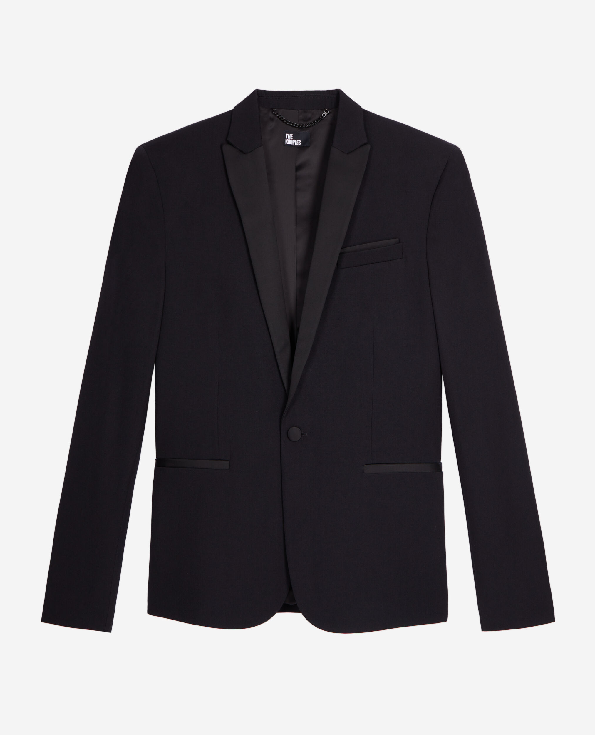Schwarze Smokingjacke, BLACK, hi-res image number null
