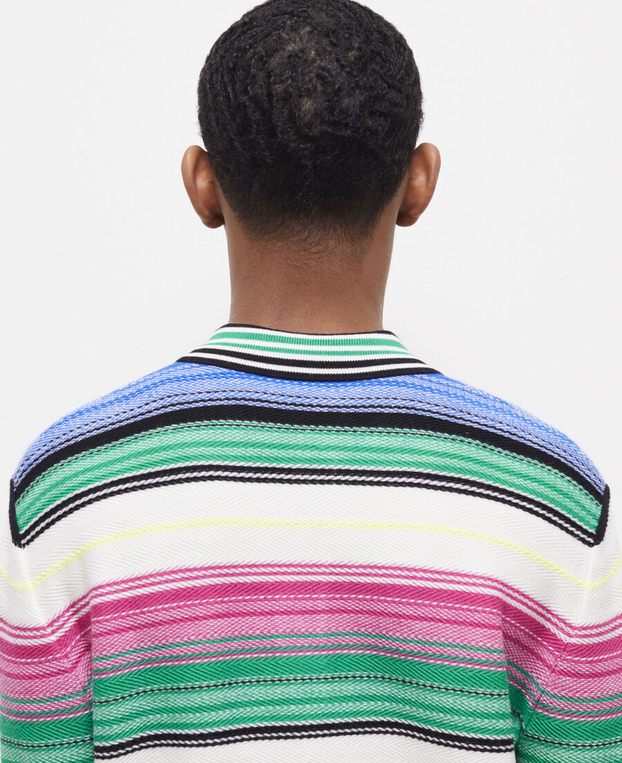 wool printed sweater
