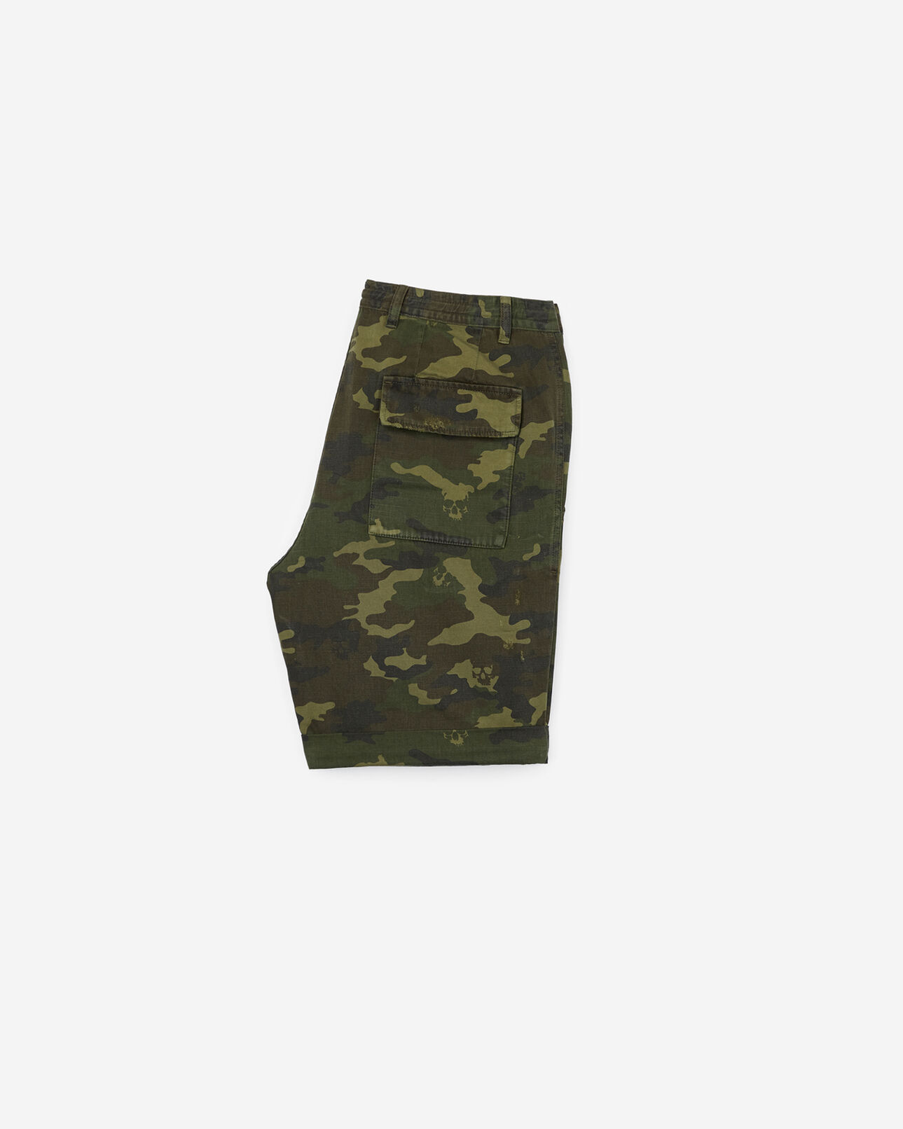 The Kooples HOMME CAMOUFLAGE bermuda coton imprimé camouflage
