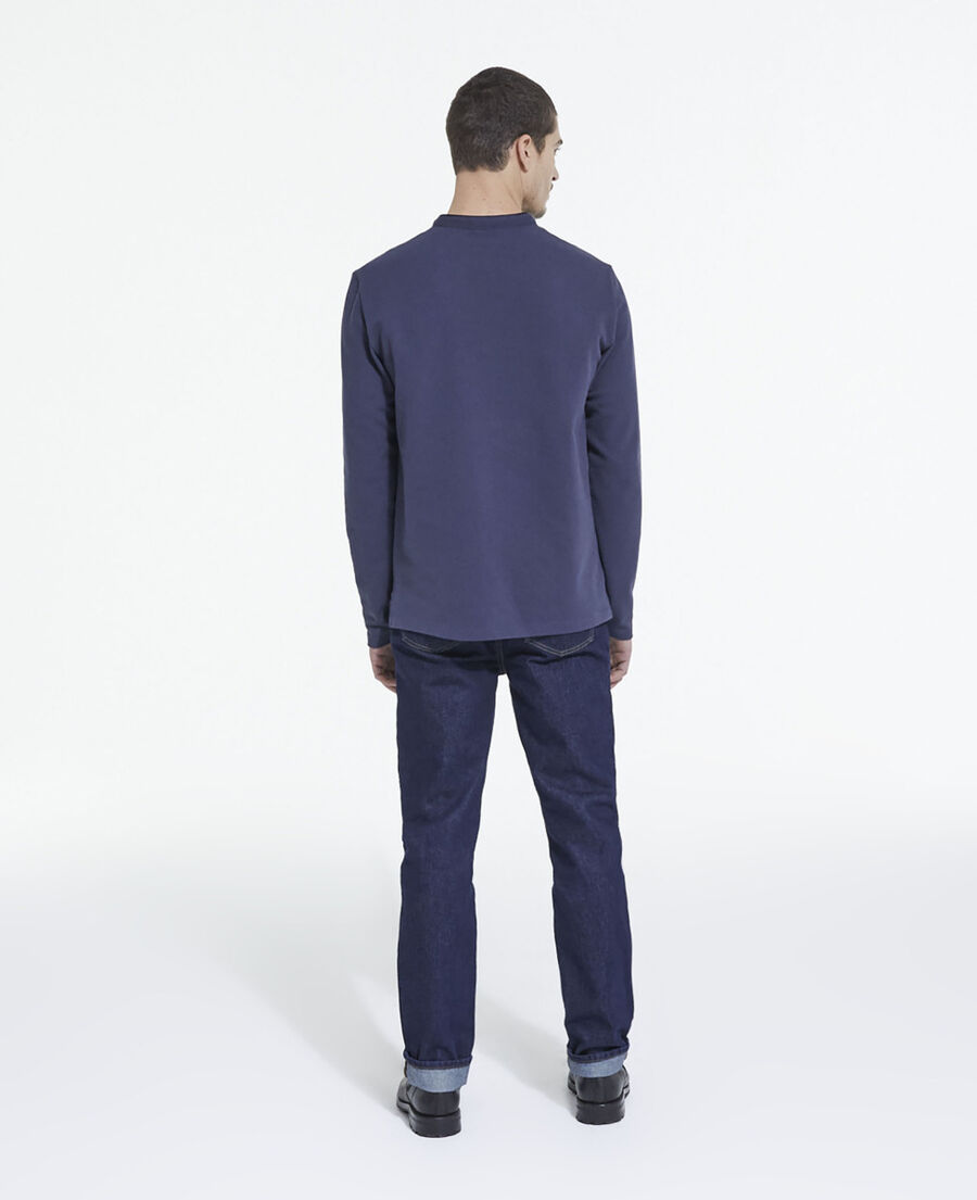 polo bleu marine