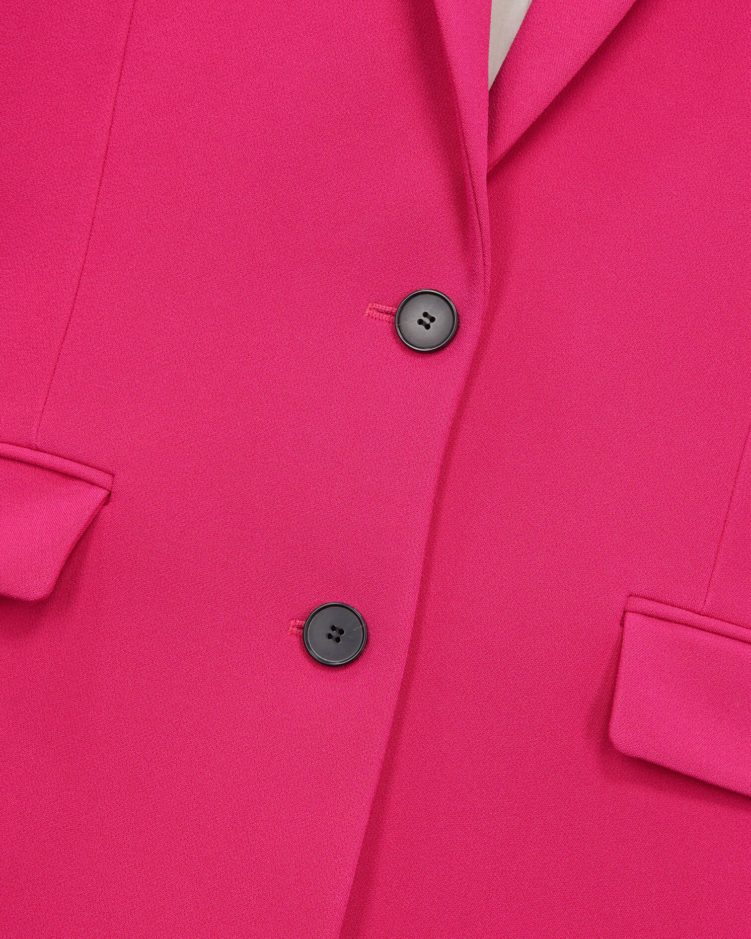 Veste tailleur rose en crêpe, PINK, hi-res image number null