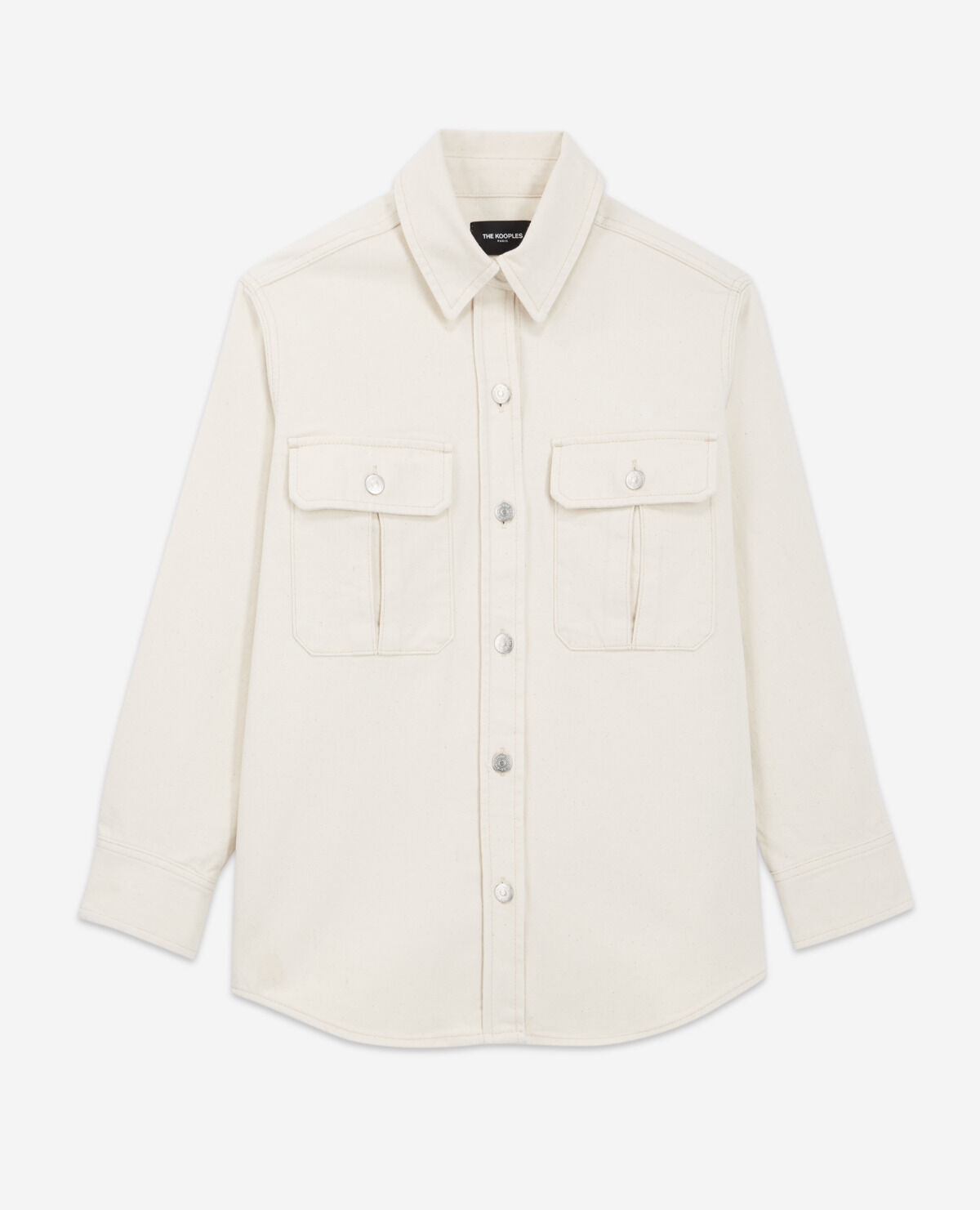 The kooples online denim shirt