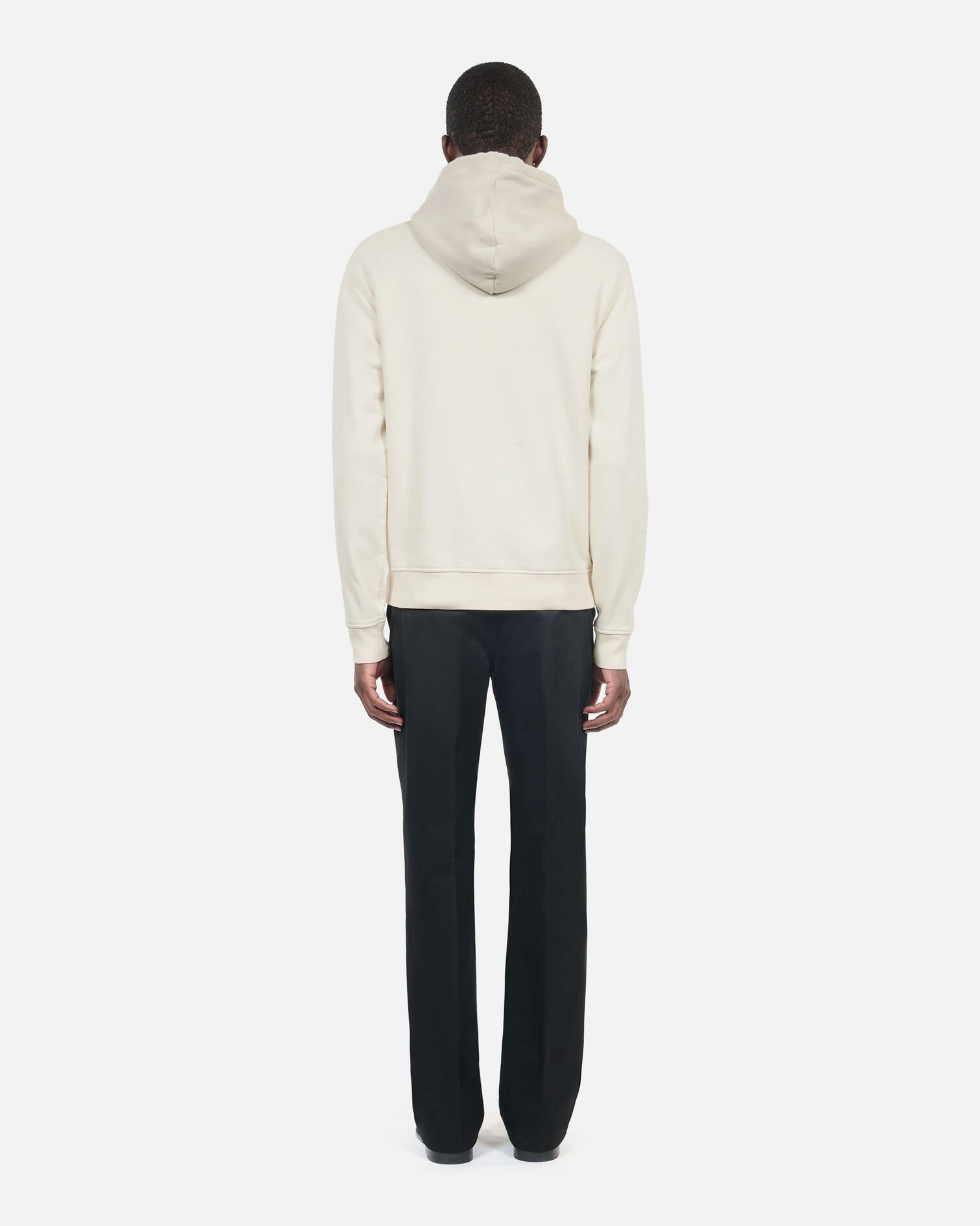 Black logo hoodie, OFF WHITE, hi-res image number null