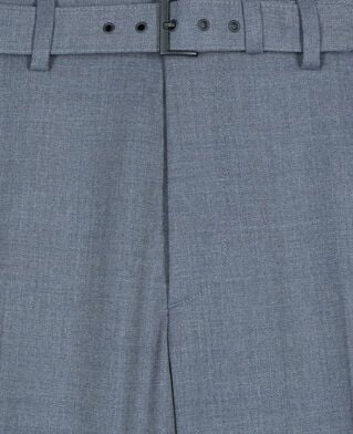 The Kooples MEN BLUE blue wool suit trousers
