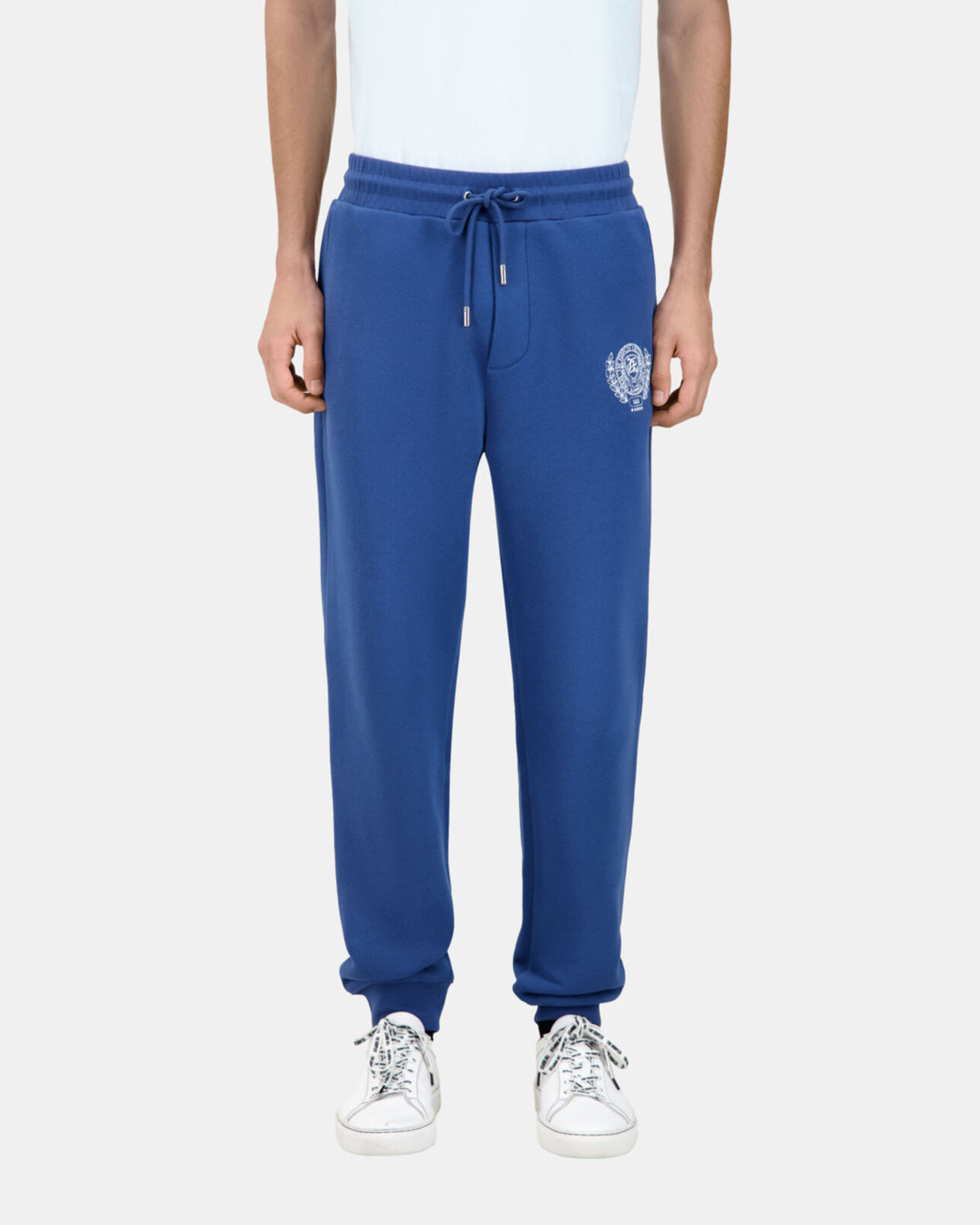 The Kooples HOMME MIDDLE NAVY jogging logo bleu roi