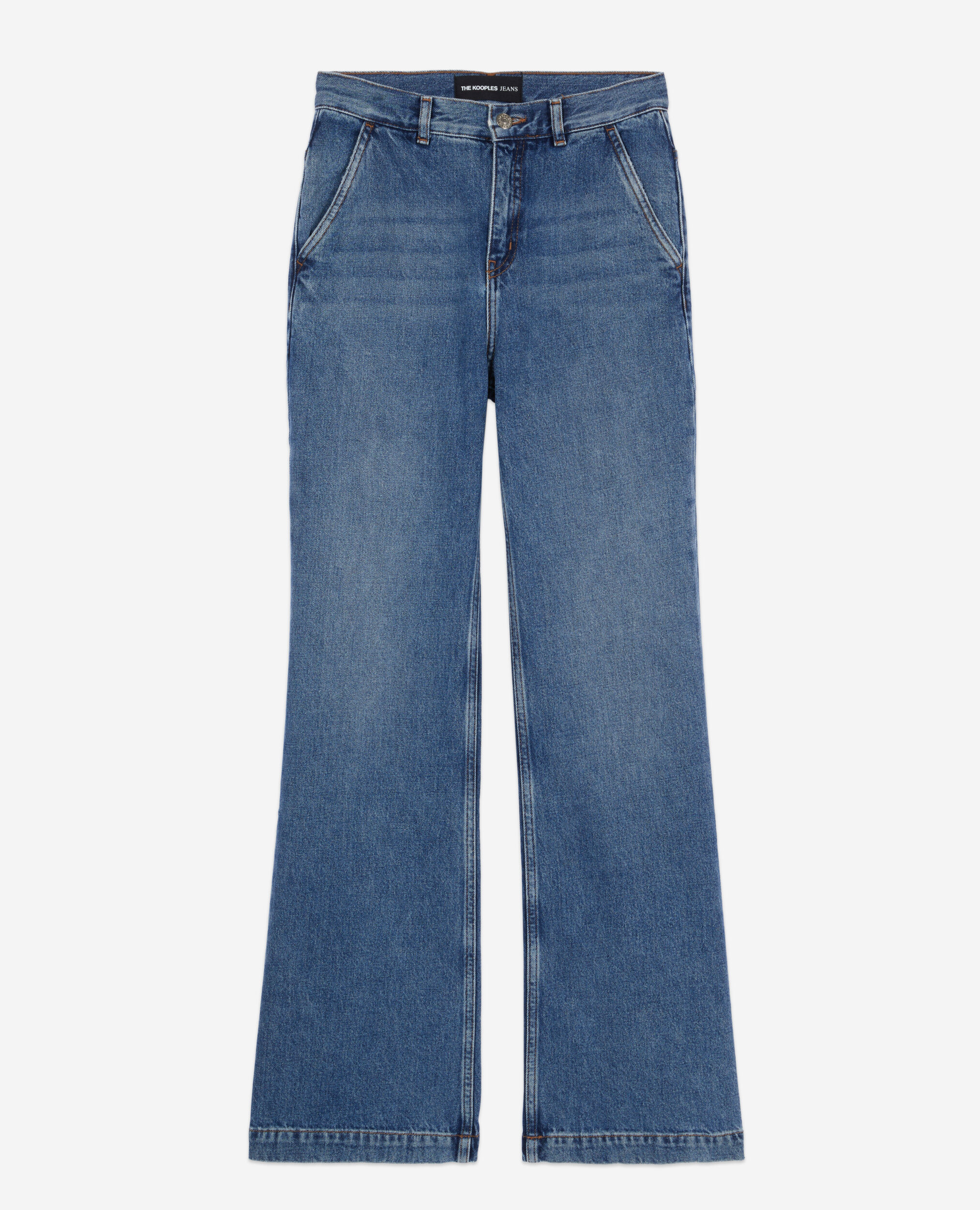 Blue denim jeans in 100 cotton The Kooples UK