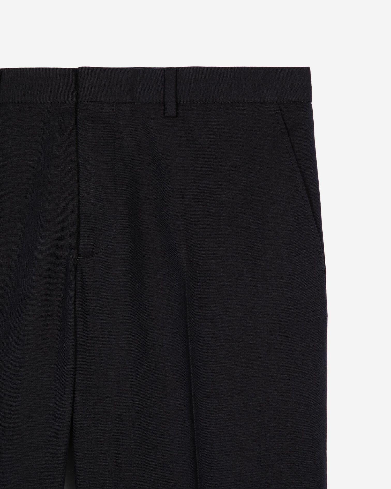Navy blue straight suit pants, NAVY, hi-res image number null