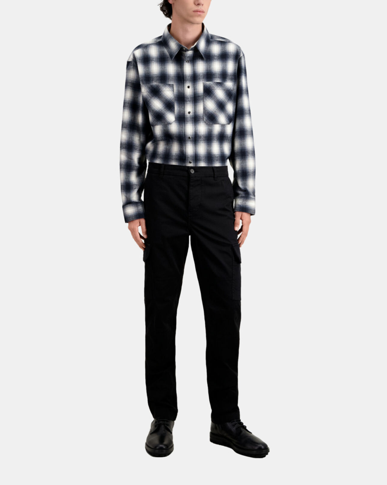 The Kooples MEN BLACK black cargo pants