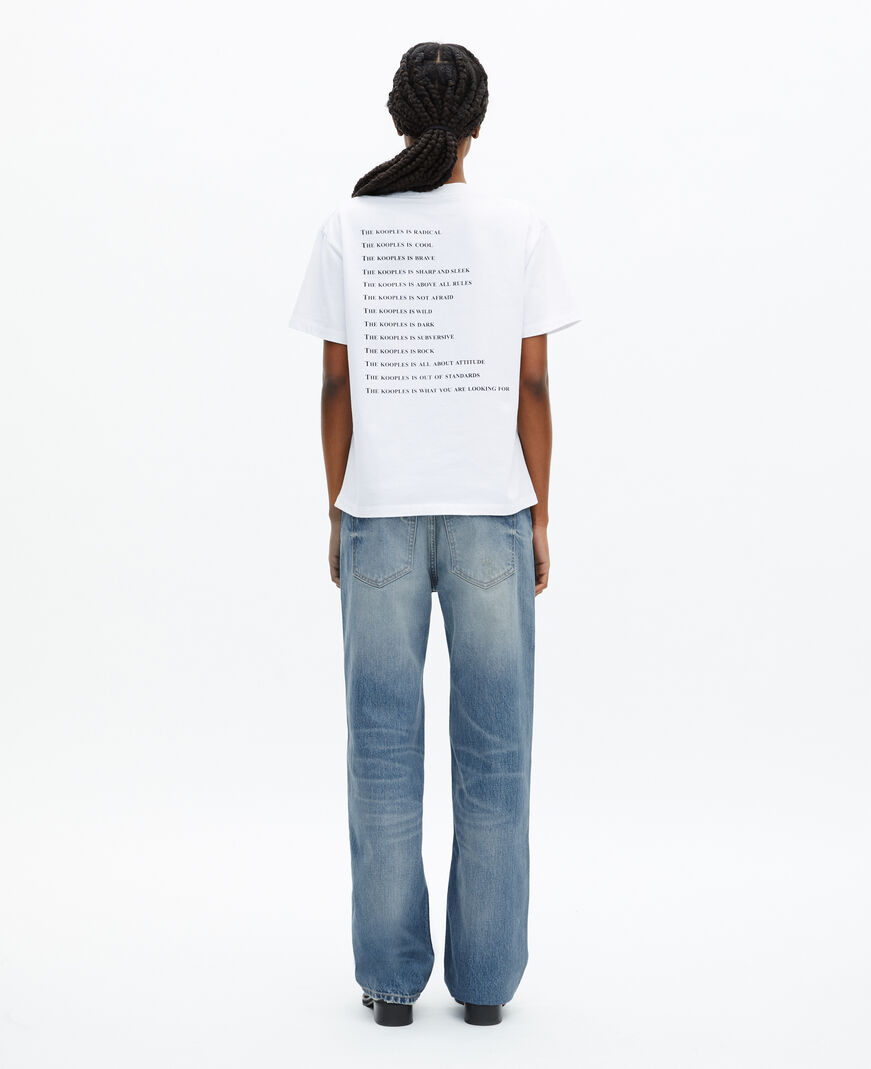 The Kooples WOMEN WHITE white what is t-shirt