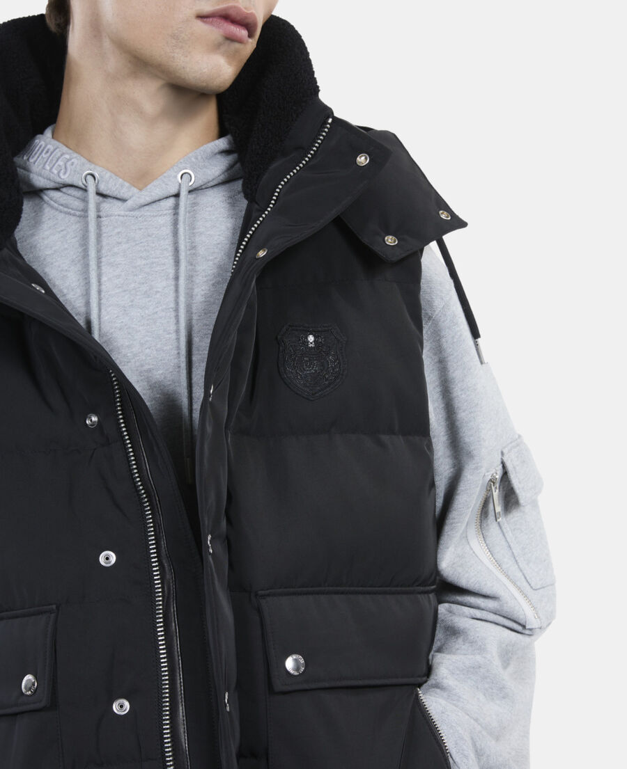 The Kooples HOMBRE BLACK anorak sin mangas negro