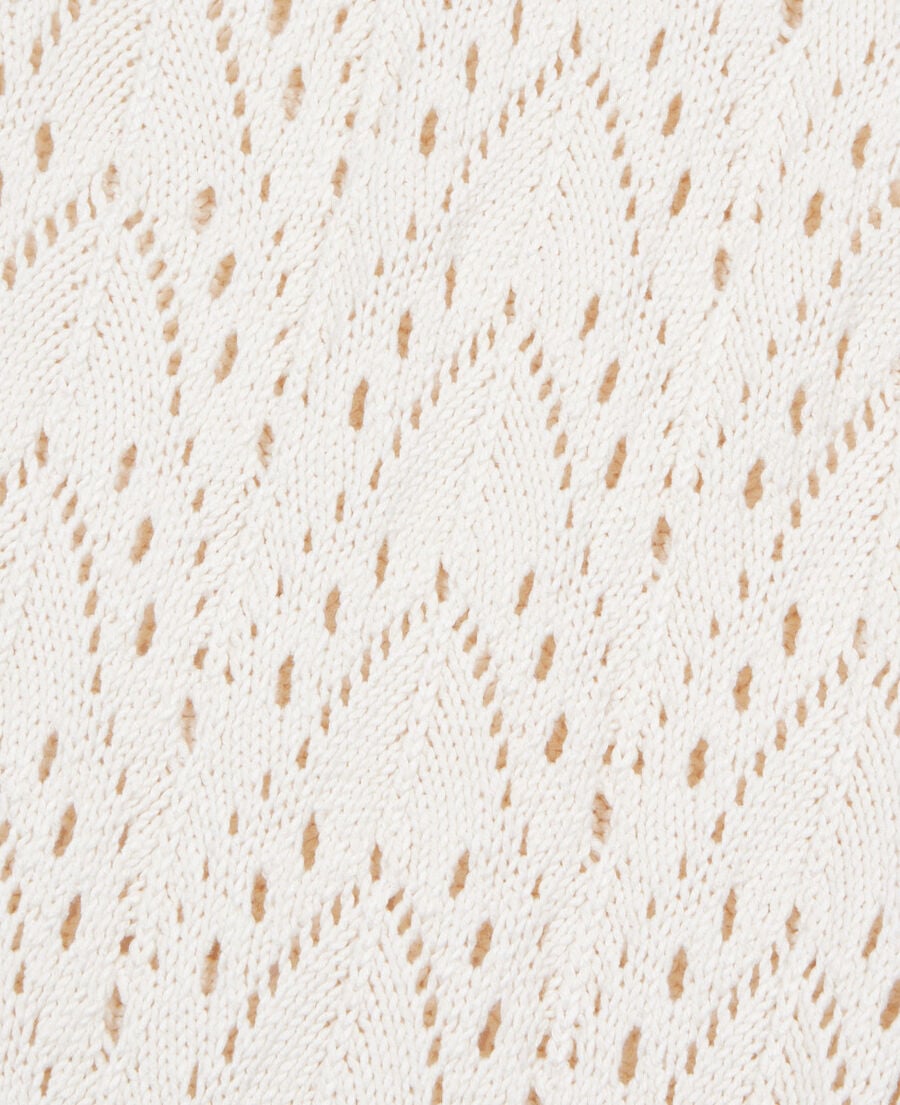 The Kooples WOMEN ECRU long ecru knit dress