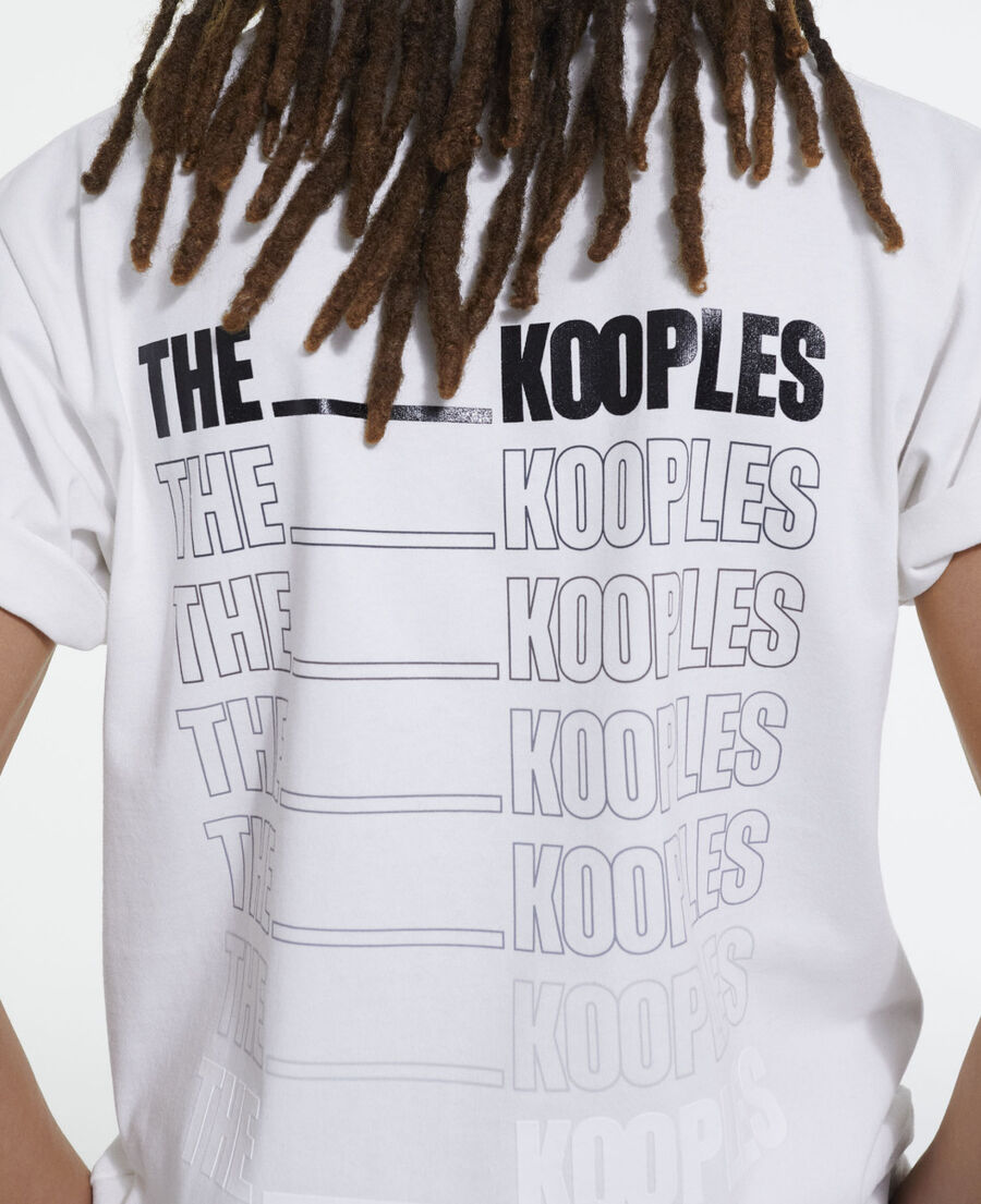 the kooples white logo t-shirt