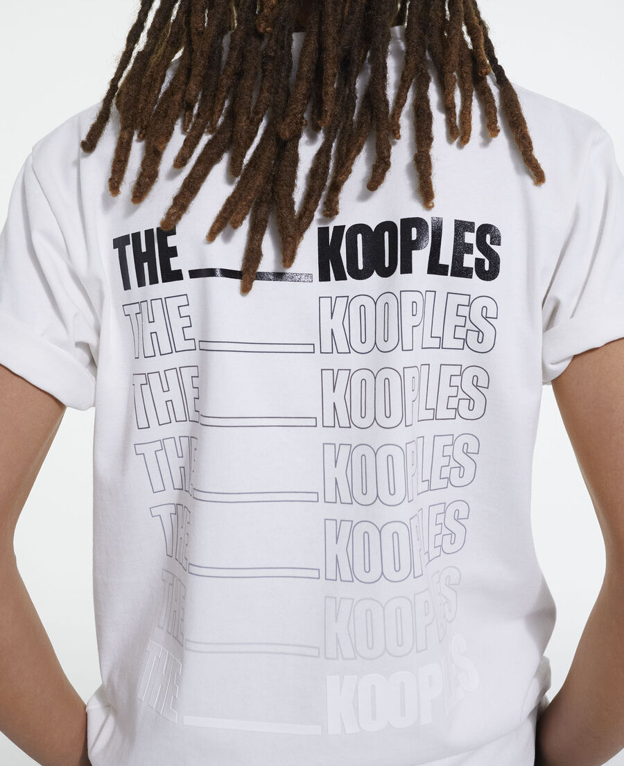 the kooples white logo t-shirt
