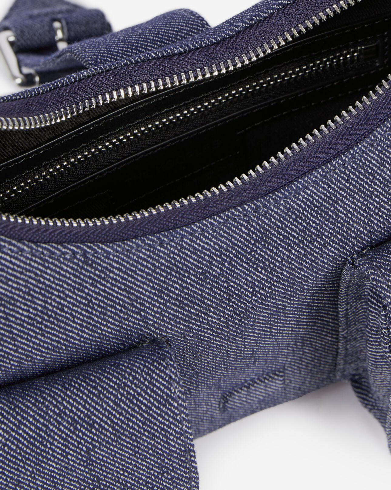The Kooples FEMME USED RAPIECE sac amelia en denim bleu