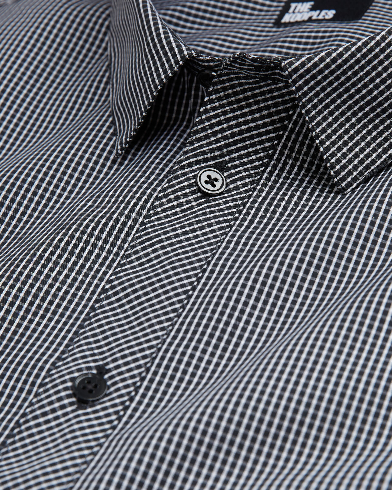 The Kooples MEN BLACK WHITE check shirt