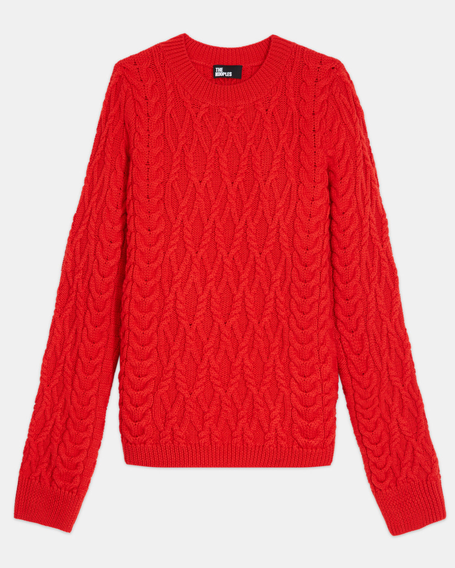 Pull en laine rouge, TANGO RED, hi-res image number null